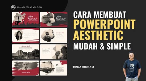 Cara Simple Dan Mudah Membuat Power Point Aesthetic PPT Aesthetic