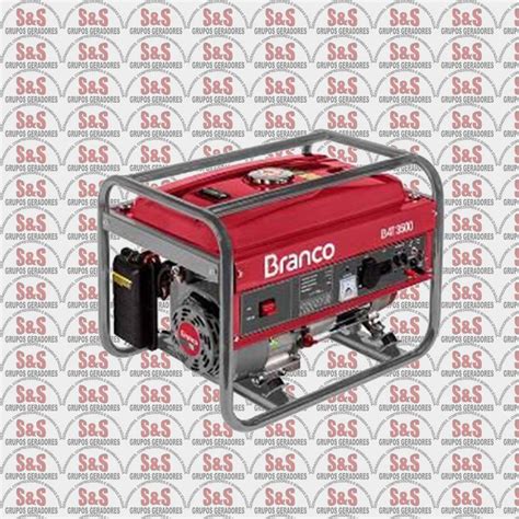 Gerador De Energia A Gasolina 3 5 KVA Bivolt B4T3500E Partida