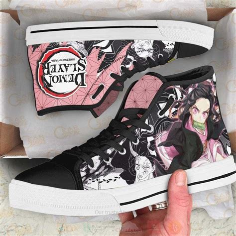 Hot Anime Demon Slayer Kamado Nezuko Canvas High Tops Express Your Unique Style With Boxboxshirt