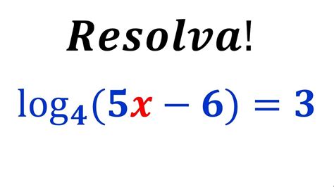 Equação Logarítmica Usando Mudança de Base 016 YouTube