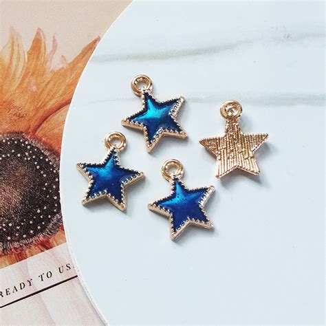 Jual Bandul Bulan Bintang Planet Charm Enamel Charm Korea Liontin