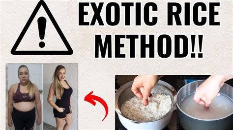 Exotic Rice Hack Best Recipe Weight Loss Rice Method What Is The Exotic Rice Hack To Lose