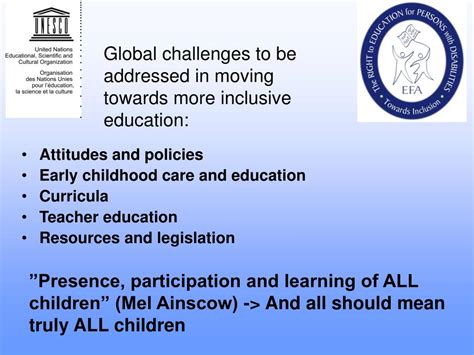 PPT - Session 5: Towards the development of inclusive education ...
