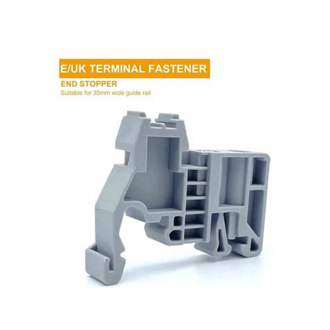 E Uk Din Rail Terminal Blocks End Stopper Bracket End Stopper Din Rail