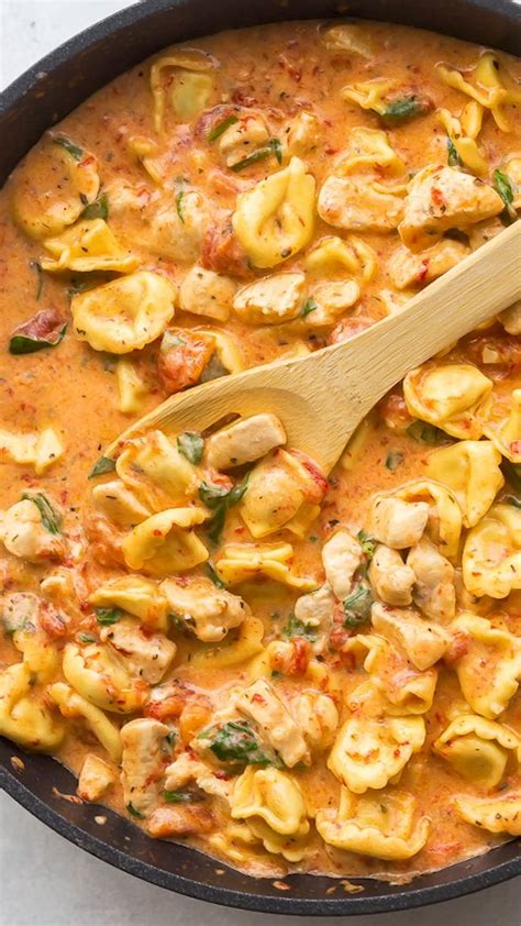 Italian chicken tortellini skillet – Artofit