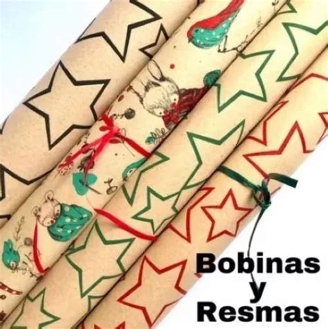 Bobina Papel De Regalo 60 Cm X 100 Metros Papel Kraft En Venta En Por