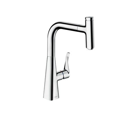 Hansgrohe Metris Select Single Lever Kitchen Mixer 240 With Pull Out