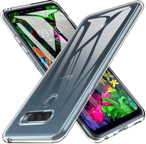 Funda transparente de TPU para teléfono carcasa de Gel para LG G8