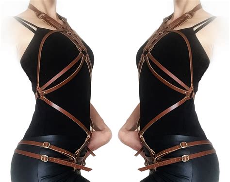 Full Body Harness Sexual Harness Lingerie Body Harness Leather Etsy