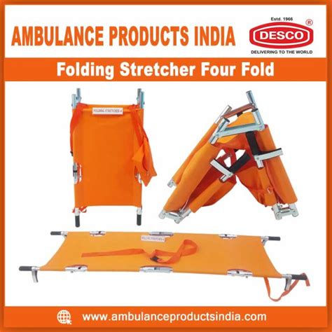 Folding Stretcher Four Fold Ambulance Products India