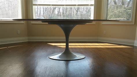 Oval Saarinen Tulip Style Marble Dining Table Fabulous And Modern