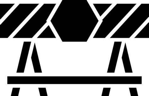 flat style barrier icon  symbol  vector art  vecteezy