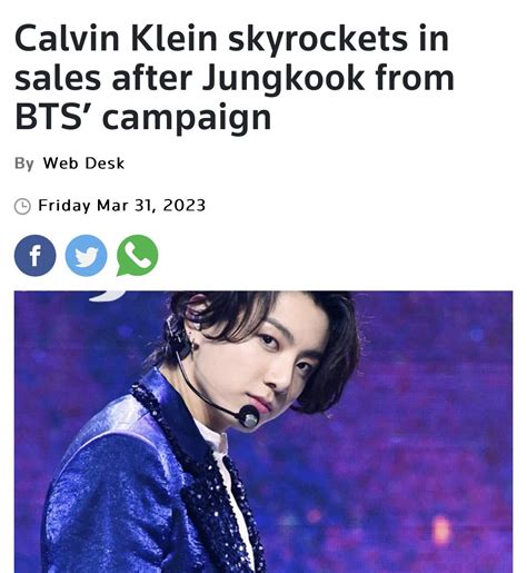 Jk Daily ⁹⁷𝄞ʲᵏ🦋♍️ On Twitter [media] “calvin Klein Skyrockets In