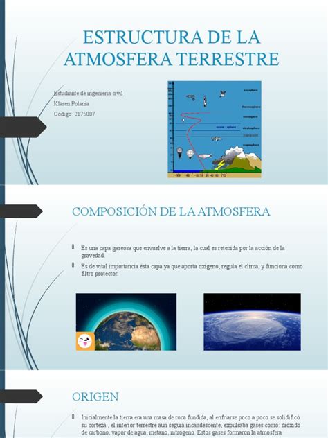 Estructura De La Atmosfera Terrestre Pdf Atmósfera De Tierra Atmósfera