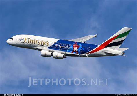 Photo A6 EON CN 188 Emirates Airbus A380 861 By Federico Villadei