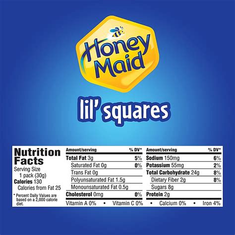 Honey Maid Lil Squares Honey Graham Crackers 106 Oz Bags