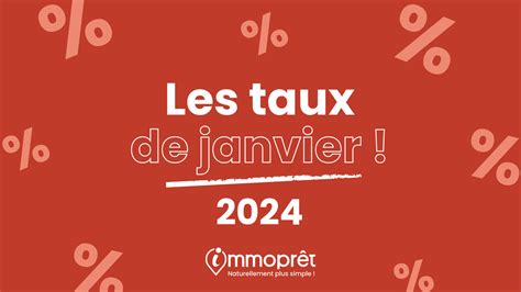 Taux immobiliers enfin une embellie pour 2024 Immoprêt