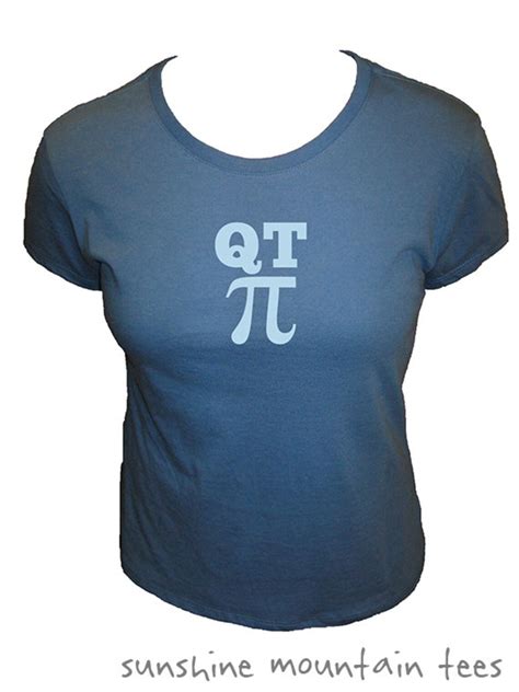 Pi Shirt Qt Pi Math T Shirt 4 Colors Available Organic Etsy