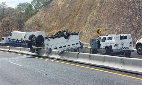 Vuelca Patrulla De La Gn En La Autopista De Zinap Cuaro Quadrat N