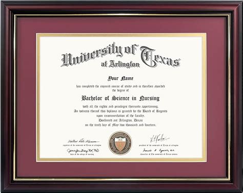 Amazon GraduationMall 8 5x11 Diploma Frame With Red Over Gold Mat