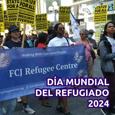 Día Mundial del Refugiado 2024 FCJ Refugee Centre