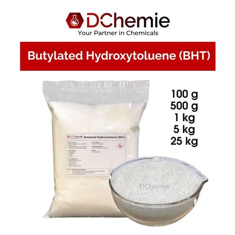 Butylated Hydroxytoluene Bht Food Grade Lazada