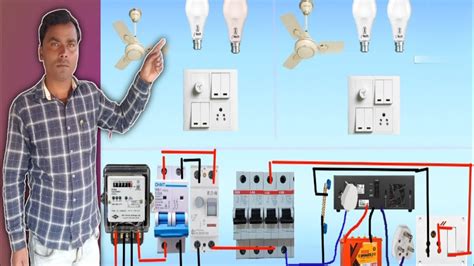 Complete House Wiring Complete House Wiring With Inverter घर की