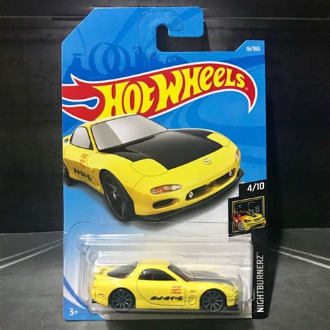 Jual Hot Wheels Mazda RX Nightburnerz Yellow Shopee Indonesia