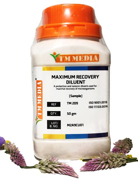 MAXIMUM RECOVERY DILUENT