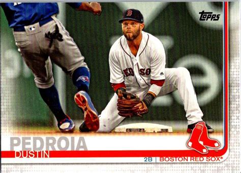 2019 TOPPS SERIES 2 DUSTIN PEDROIA BOSTON RED SOX 440 EBay