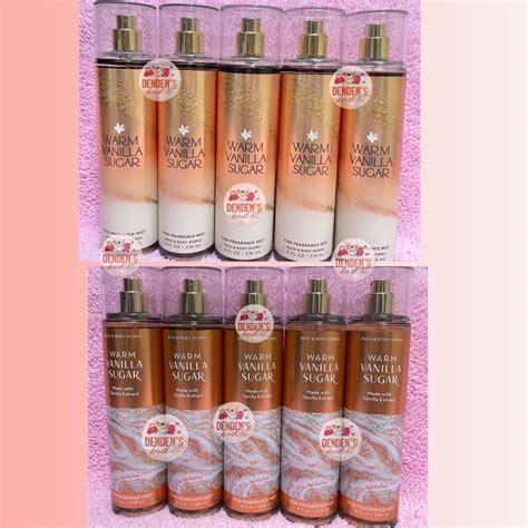 BBW OLD NEW PACKAGING WARM VANILLA SUGAR Fine Fragrance Mist Ml Fl Oz Shopee Philippines