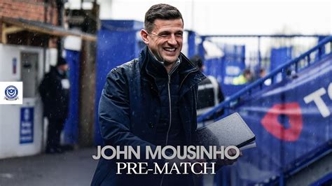 John Mousinho Pre Match Pompey Vs Barnsley Youtube