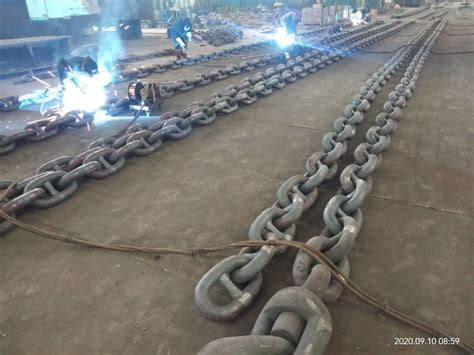 97mm Guangzhou Marine U2 U3 Ship Stud Link Anchor Chain Kr Lr CCS