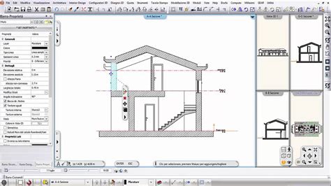 Il Progetto Architettonico Creare Sezioni Prospetti Youtube