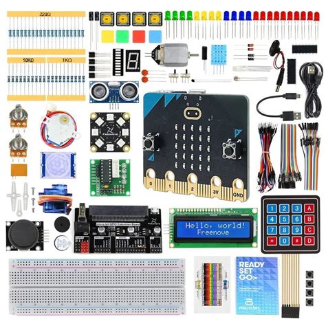 Набор для моделирования Micro:bit (9V-Maximum Kit) на контроллере Micro ...