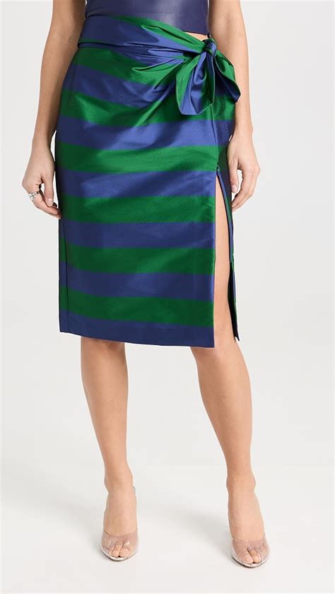 Bernadette Cecile Striped Knee Length Skirt Shopbop