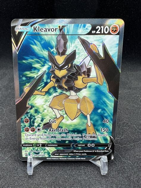 Pokemon Kleavor V Swsh Swsh Black Star Promos Full Art Ultra