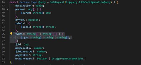 Google Bigquery Named Parameter Type For Array Of Struct In Biqquery