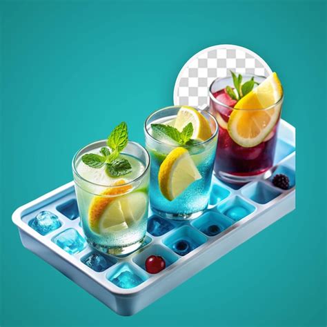 Premium Psd Refreshing Drink On Table Cloth