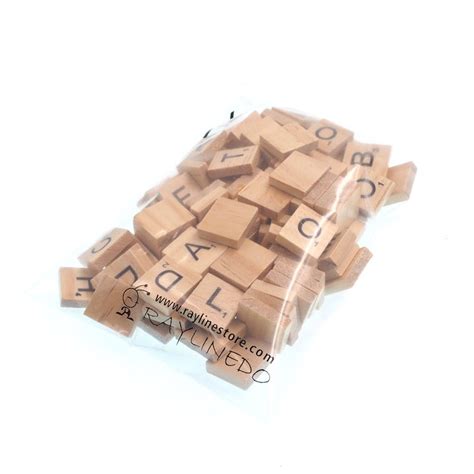 100X Carreaux De Scrabble En Bois Lettre Alphabet Scrabbles Etsy France