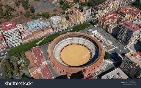 Aerial View Spanish Bull Ring Malaga Stock Photo 1553825669 Shutterstock