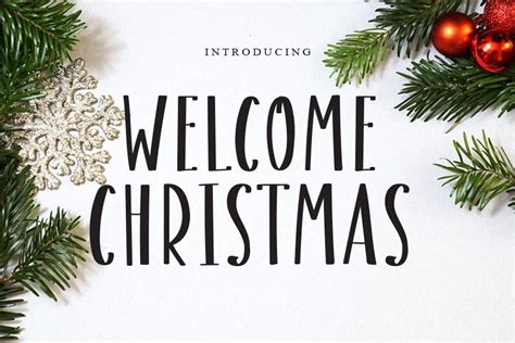 Welcome Christmas Font | gunawanletter1146462 | FontSpace