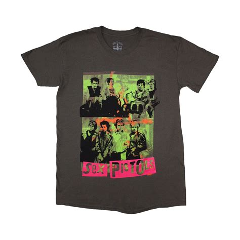 Sex Pistols バンドTシャツ セックスピストルズ Band Green Montage バンドTシャツの通販ショップTee Merch