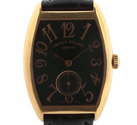 Franck Muller Tonneau Curvex S Mm K Yellow Gold Men S Watch