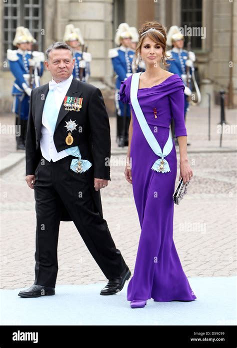 King Abdullah II of Jordan and Queen Rania of Jordan arrive for the ...