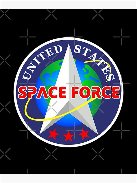 United States Space Force Ussf Pocket Logo Poster For Sale By Odyssus