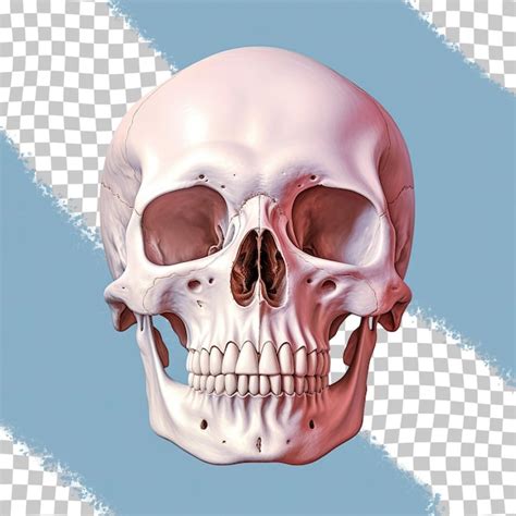 Una Calavera Sobre Un Fondo Transparente Archivo PSD Premium