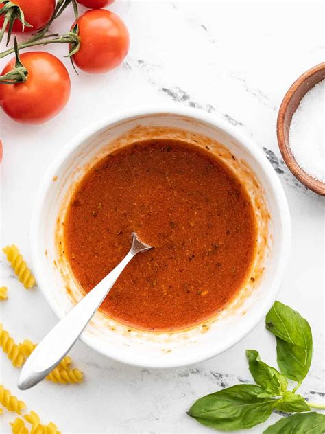 Tomato Basil Vinaigrette Budget Bytes