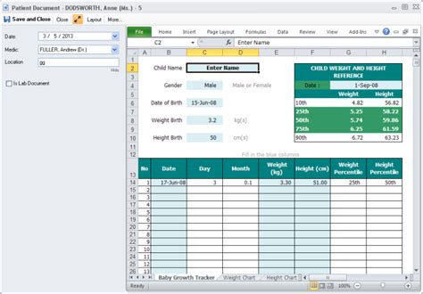 Excel Growth Chart Template ~ Excel Templates