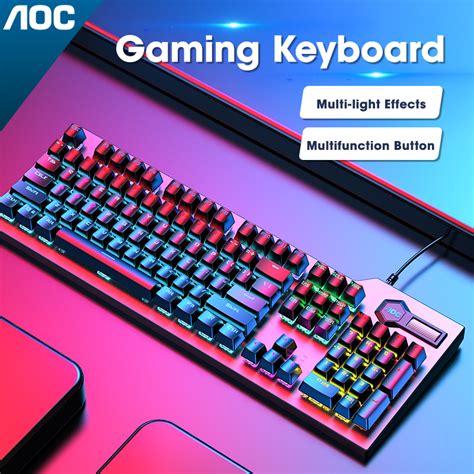 Mechanical Keyboard Wired Gaming Keyboard Rgb Mix Grandado